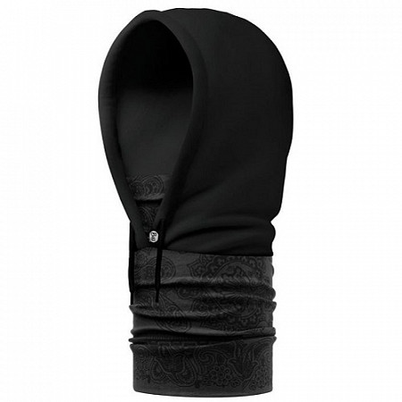 На картинке изображен Капюшон Buff Hoodie Polar Karsi-2 black Капюшон Buff Hoodie Polar Karsi-2 black