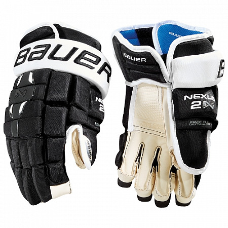 Перчатки хоккейные Bauer Nexus S18 2N Sr Black/White