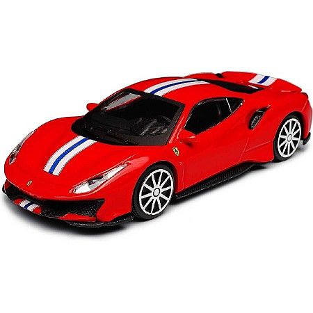 На картинке изображен Машинка Bburago 1:43 Ferrari 488 Pista (18-36000/18-36052) red Машинка Bburago 1:43 Ferrari 488 Pista (18-36000/18-36052) red