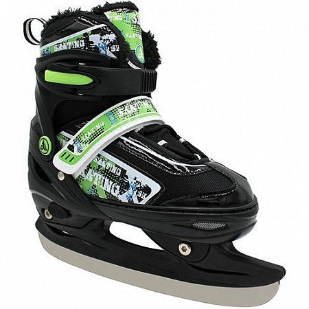 На картинке изображен Раздвижные коньки Alpha Caprice Player green Раздвижные коньки Alpha Caprice Player green