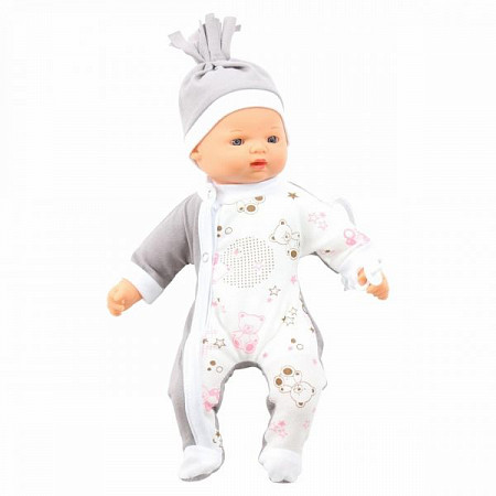 На картинке изображен Пупс мягконабивной Полесье Милый 28см 73075 Пупс мягконабивной Полесье Милый 28см 73075