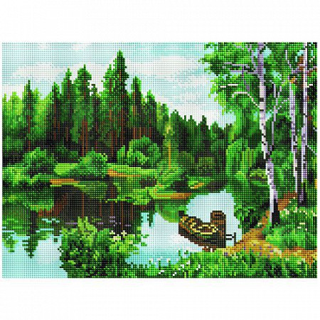 Алмазная мозаика Picasso "Лесное озеро" PD3040013