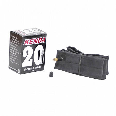 На картинке изображен Велокамера Kenda 20", 2,125-2,35 (55/58-406), широкая, автониппель, 5-511324 Велокамера Kenda 20", 2,125-2,35 (55/58-406), широкая, автониппель, 5-511324