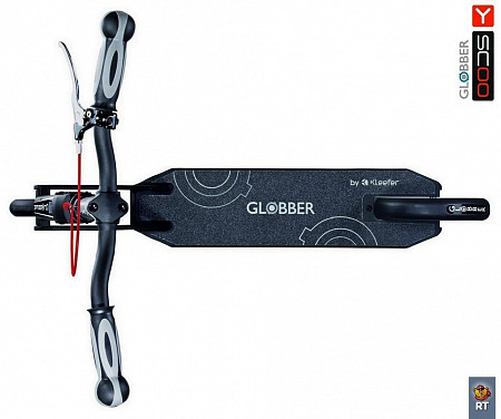 Самокат Globber My TOO 180 Automatic by Kleefer black