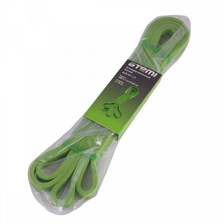Эспандер ленточный Atemi петля ALR0113 208х1,3 см 4-15 кг Green