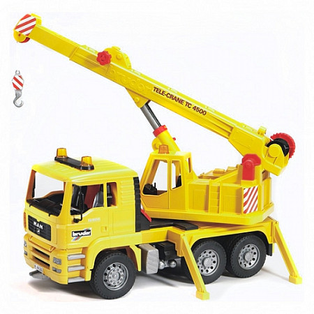 Игрушка Bruder Автокран MAN (подходит модуль со звуком и светом "H") 02-754