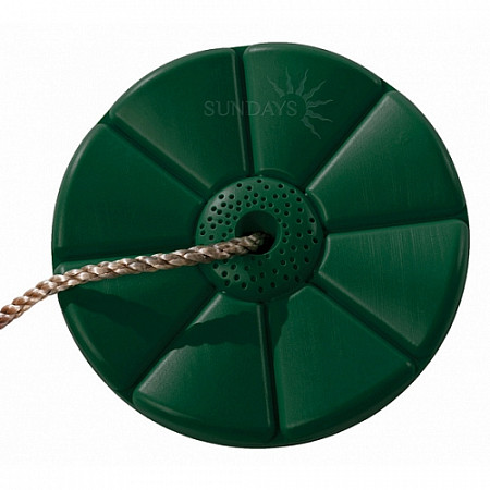 Круглые качели-тарзанка Little Panda HDPE green