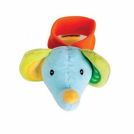 На картинке изображен Мягкая игрушка на запястье Gulliver Слон 166668 Мягкая игрушка на запястье Gulliver Слон 166668