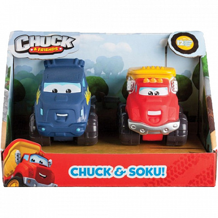 Игрушка Chuck & Friends Машинки 2 шт в упаковке 92740