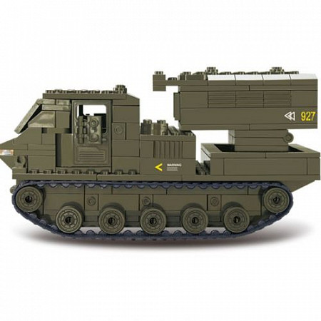 На картинке изображен Конструктор Sluban Ракетный комплекс M38-B0303 Конструктор Sluban Ракетный комплекс M38-B0303
