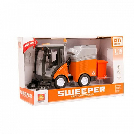 Инерционная Уборочная машина с контейнером WY680A