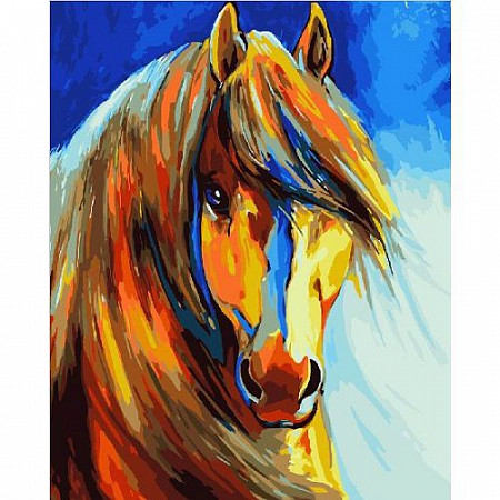 Картина по номерам Picasso Цветная лошадь PC4050388
