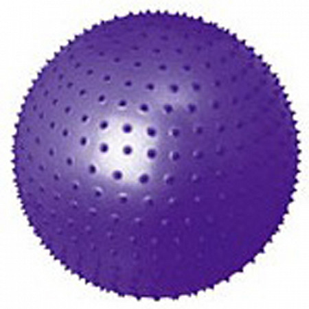 Мяч гимнастический, для фитнеса (фитбол) массажный Motion Partner MP570 (65см) Purple