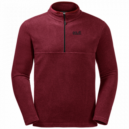 Пуловер мужский Jack Wolfskin Arco Men red maroon stripes