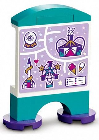 Конструктор LEGO Friends "Волшебное колесо обозрения и горка" 41689