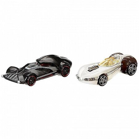 Набор машинок Hot Wheels Звездные войны Дарт Вейдер и Принцесса Лея (CGX02)