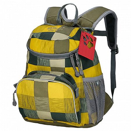 На картинке изображен Рюкзак Jack Wolfskin Little Joe Burnt Olive Checks Рюкзак Jack Wolfskin Little Joe Burnt Olive Checks