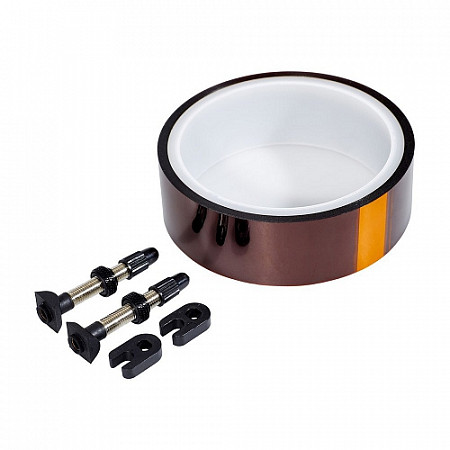 На картинке изображен Лента ободная бескамерная с ниппелями Race Face, 10 м х 22 мм, ниппель 2 шт, F60020 Лента ободная бескамерная с ниппелями Race Face, 10 м х 22 мм, ниппель 2 шт, F60020