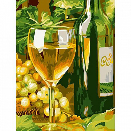 Картина по номерам Picasso Белое вино PC3040055