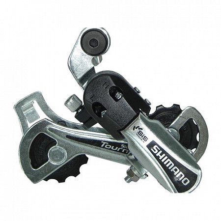 Задний переключатель Shimano RD-TY21-А GS TOURNEY 6 скоростей silver ZSM70259