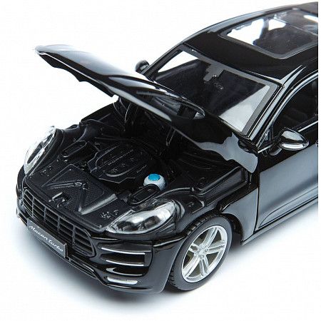 Машинка Bburago 1:24 Porsche Macan (18-21077) black