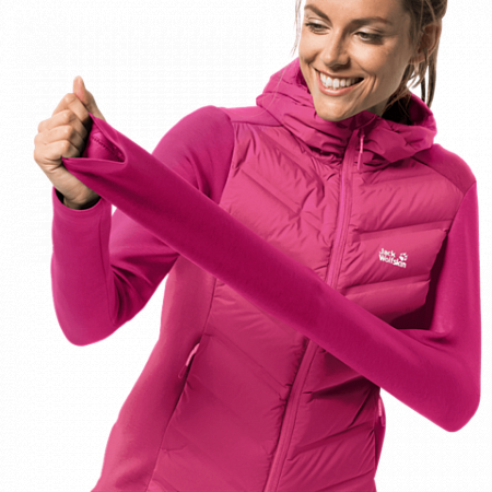 Джемпер женский Jack Wolfskin Tasman Jacket W pink fuchsia