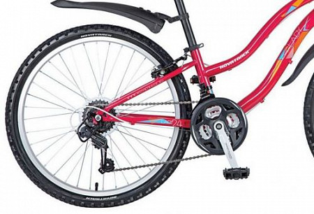 Велосипед Novatrack Lady 24" (2017) Red