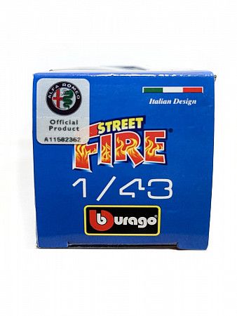 Машинка Bburago 1:43 Alfa Romeo Giulia (18-30000/18-30329) red