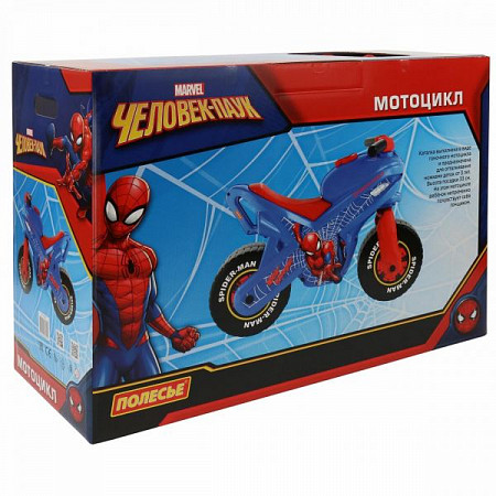 Каталка-мотоцикл Полесье Marvel Человек-паук 70555