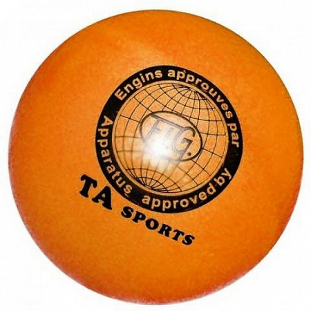 Мяч для художественной гимнастики Indigo d19 400 гр orange
