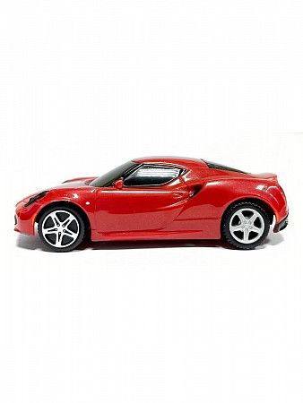 Машинка Bburago 1:43 Alfa Romeo 4C (18-30524) red