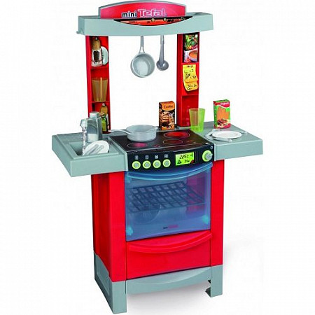 На картинке изображен Электронная кухня Smoby Mini Tefal Cook tronik 024253 Электронная кухня Smoby Mini Tefal Cook tronik 024253