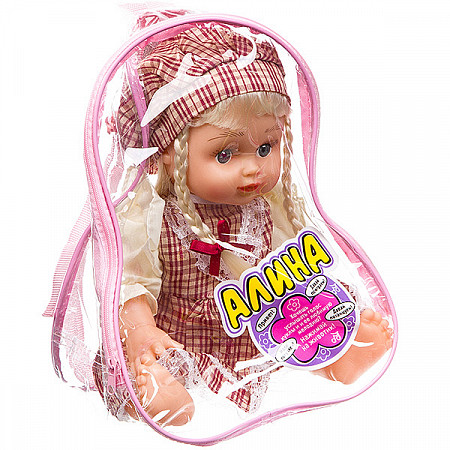 Кукла Play Smart Алина в беретке в сумке 5139