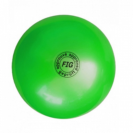 Мяч для художественной гимнастики 19 см green