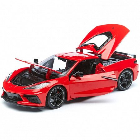 Машинка Maisto 1:18 2020 Chevrolet Corvette Stingray (31447) red