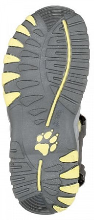 На картинке изображен Сандалии детские Jack Wolfskin Sunflower Sandal G yellow Сандалии детские Jack Wolfskin Sunflower Sandal G yellow