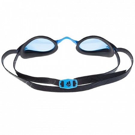 На картинке изображен Очки для плавания Mad Wave Record Breaker black/blue Очки для плавания Mad Wave Record Breaker black/blue