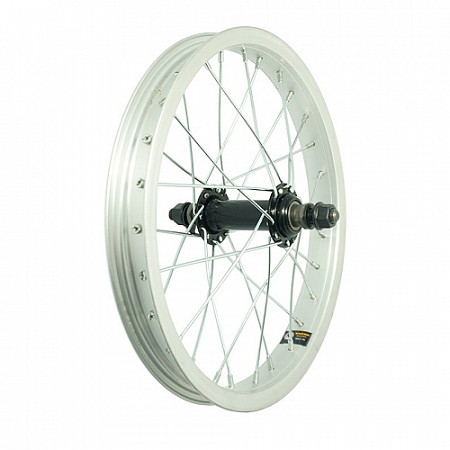 На картинке изображен Колесо переднее 14" одинарный обод Колесо переднее 14" одинарный обод