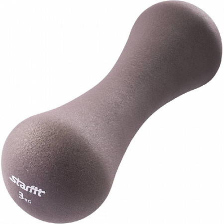 Гантель неопреновая Starfit DB-202 3 кг grey