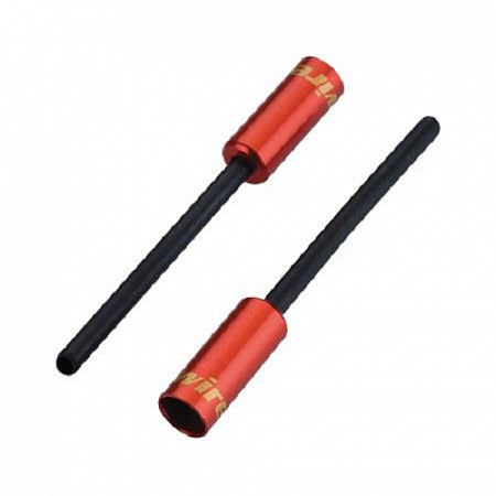 Наконечник оплётки троса тормоза JAGWIRE 50 шт BOT061RJ red