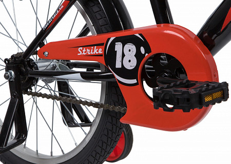 Велосипед Novatrack Strike 18" (2020) 183STRIKE.BKR20 black/red