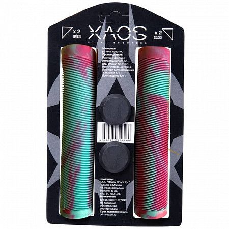 Грипсы для трюкового самоката XAOS Duochrome pink/light blue