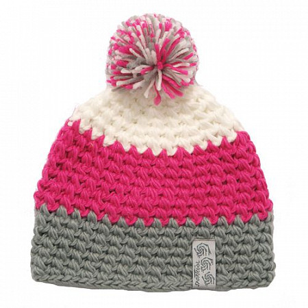 Шапка женская SportCool 264/3 Pink/Grey/White