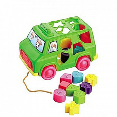 Развивающая игрушка Рыжий Кот Машинка НС000054 green