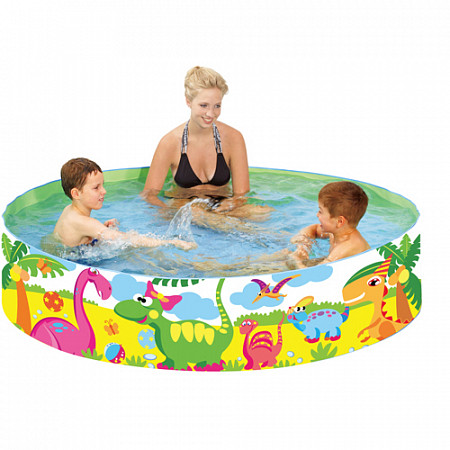 Бассейн каркасный Jilong Dinosaur Rigid Pool JL017129NPF