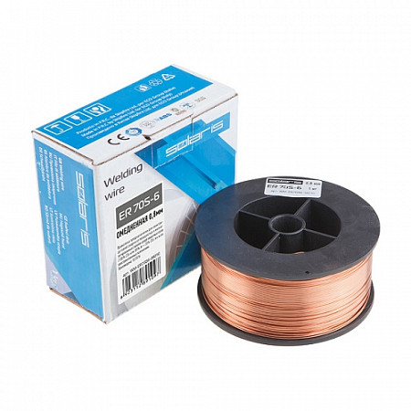 Проволока сварочная омедненная ER 70S-6 ф0,8мм катушка D100 1 кг
