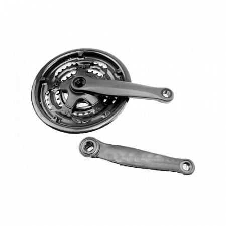 Шатуны Prowheel 24/32/42Т L-170 мм silver