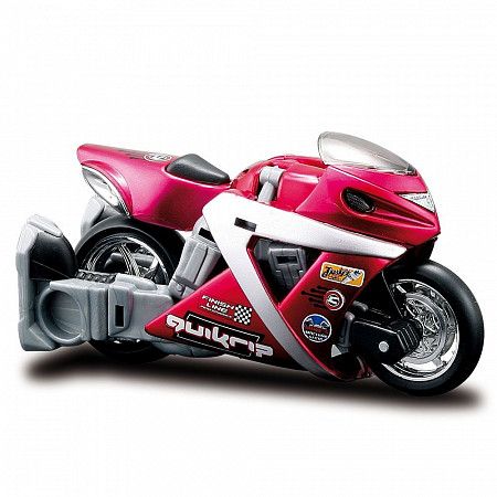 Мотоцикл-трансформер Maisto Quikrip (35003) red/silver