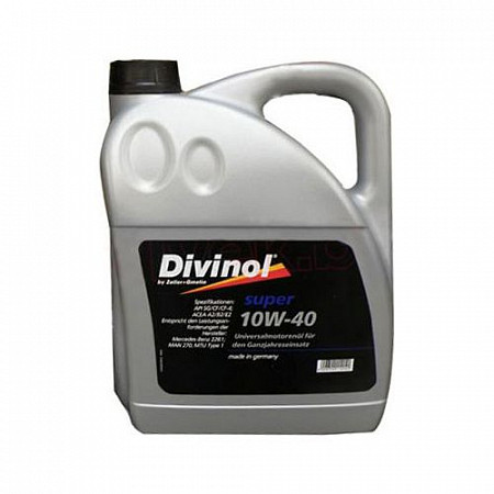 Масло моторное четырехтактное полусинтетическое Divinol Super SAE 10W-40 5 л 49625-K007