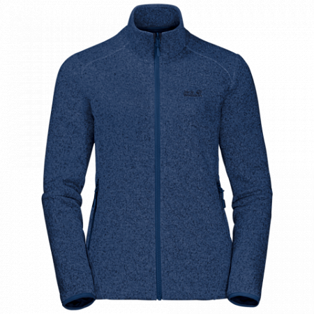 Джемпер женский Jack Wolfskin Caribou Track Jacket W porcelain blue